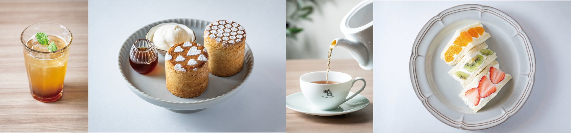 アムシュティー紅茶と生搾りフルーツサンド・スコーンのペアリングの新感覚体験。紅茶専門店 神戸・甲南山手「テ・クローレ」が4月3日(金)にリニューアルオープン