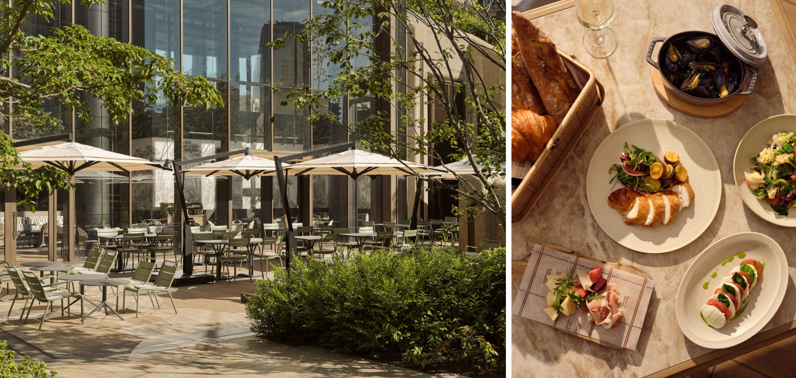 ジャヌ東京『2つのテラスを舞台に楽しむ、ジャヌ東京の春』愛犬とともに新緑と桜に包まれる「ピクニックat テラス」と東京タワーを望むテラスで味わう「イブニングハイティー」