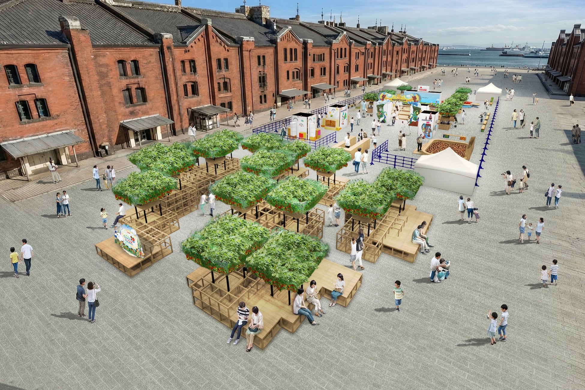 通算来場者数10万人！高さ約3mの「トマトの森」や本物の土に触れる畝(うね)づくり、トマトの収穫体験など多彩な体験を通じて、「野菜が育つ不思議」を学べる無料イベント「不思議の畑とトマトの樹」