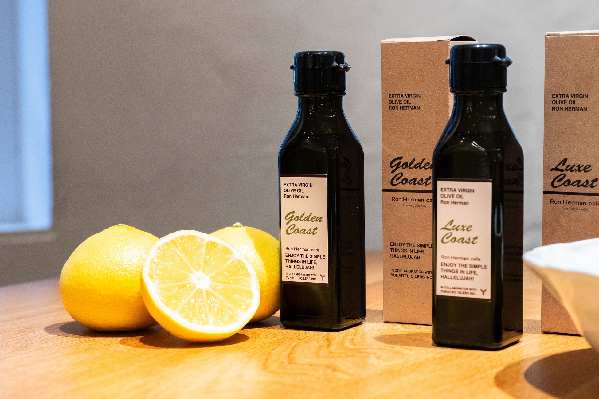 湘南の恵みから生まれた２種類のロンハーマンオリジナルオリーブオイルを発売。エメラルドケールサラダも登場。