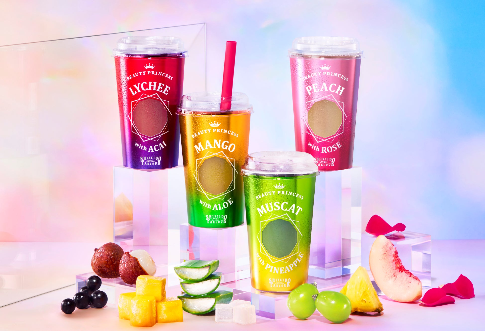 ”美味しく飲んで、美しく輝く”　資生堂パーラーのドリンクジュレ「ビューティープリンセス」に、新フレーバー「ライチwithアサイー」が登場！