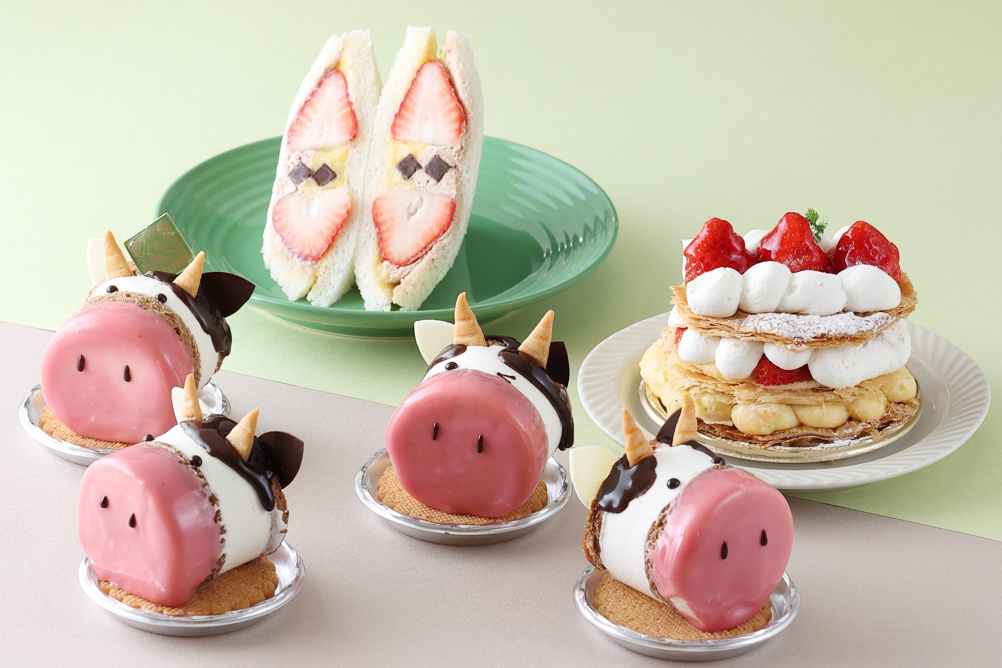 JR立川駅「エキュート立川」春の乳製品フェア！リコッタチーズとフルーツのパンケーキ、牛の顔がモチーフのケーキが限定新発売！「MOO More 乳Style（モー モア ニュースタイル）」フェア初開催！