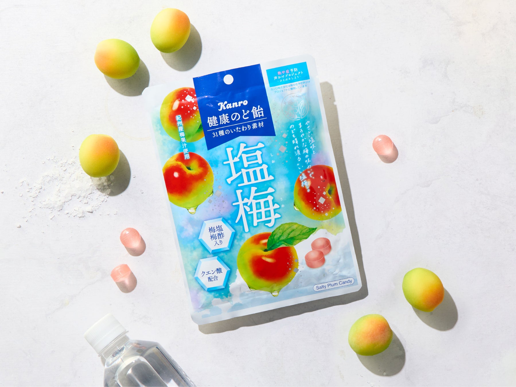 塩分補給にもぴったりな“夏の健康のど飴”が登場！　カンロ「健康のど飴塩梅」発売