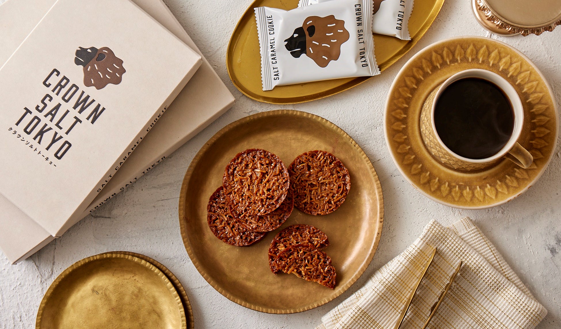【東京駅発 新ブランド】”塩が甘さを完成させる”3層の塩キャラメルクッキー『CROWN SALT TOKYO（クラウンソルトトーキョー）』誕生