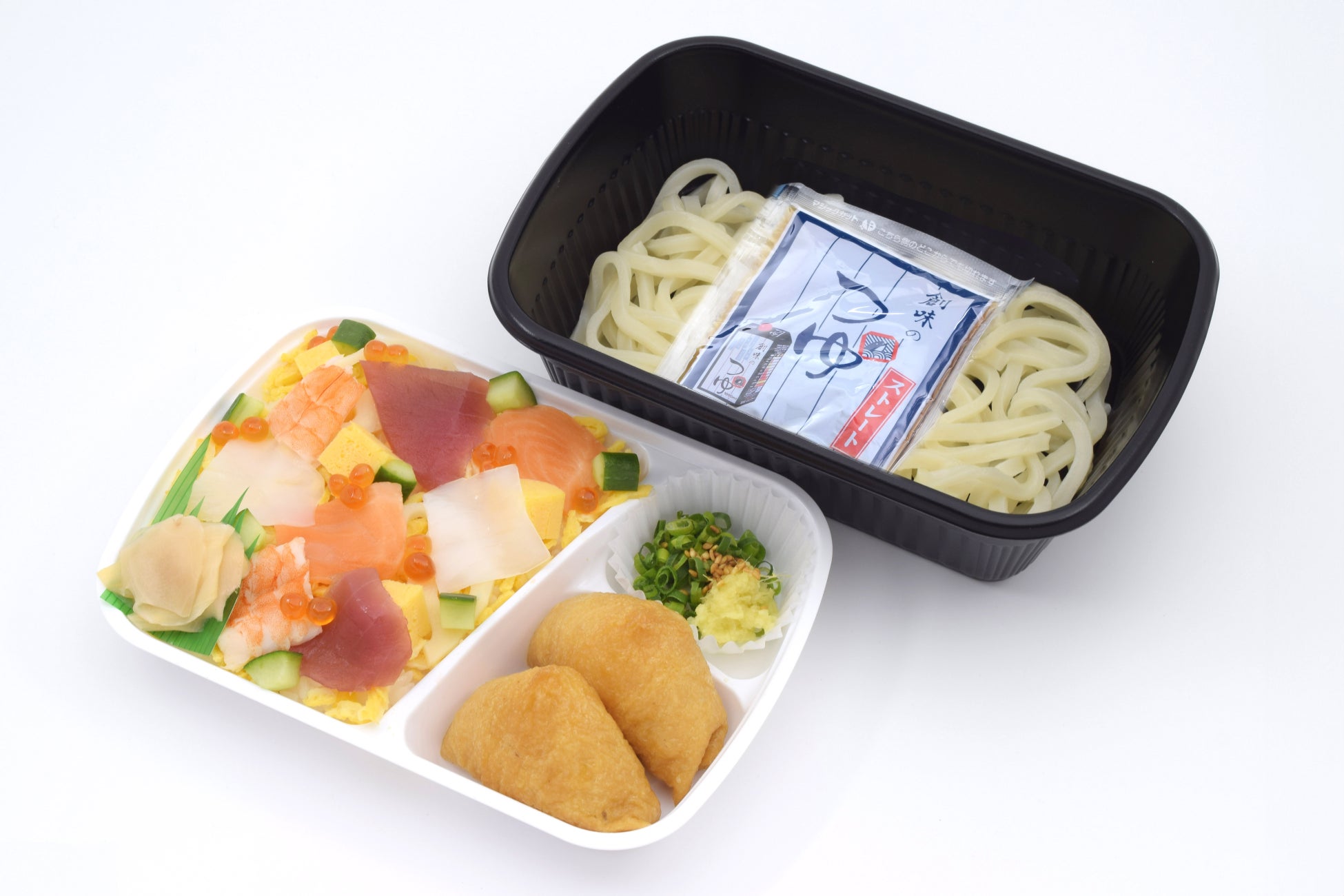 【古市庵】ひんやりとした味わいが魅力の「海鮮ちらし寿司と細うどん」「彩ちらし寿司と細うどん」を発売