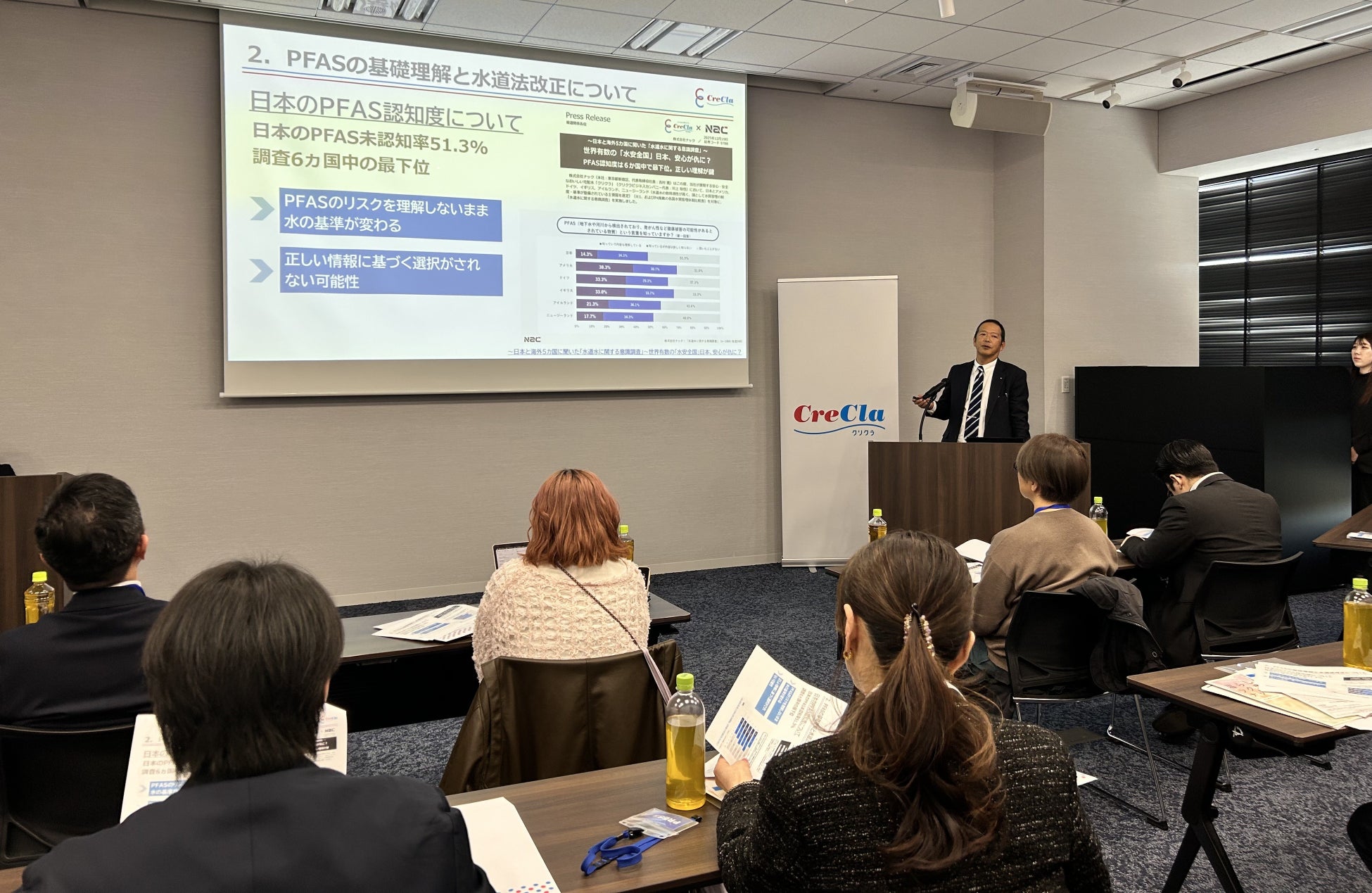 【開催レポート】2026年3月17日 メディア関係者様向け説明会　2026年4月からPFAS規制厳格化。水道法改正に向けて学ぶ “水の安全性”への正しい理解と飲料水の選び方