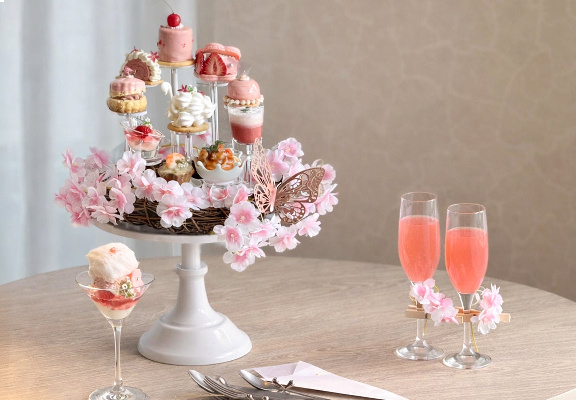 【オリエンタルホテル福岡 博多ステーション】インフルエンサーコラボ アフタヌーンティー第5弾 販売決定！「Jardin Rose Afternoon Tea」（ジャルダン・ローズ アフタヌーンティー）