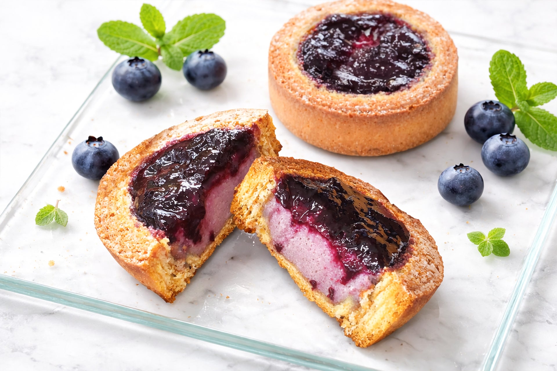 【春夏限定】ベイクド×レアの“いいとこどり”！ブルーベリー尽くしの濃厚グルテンフリースイーツ「ブルーベリーベイクドチーズ・ブレヴァン」3/27発売