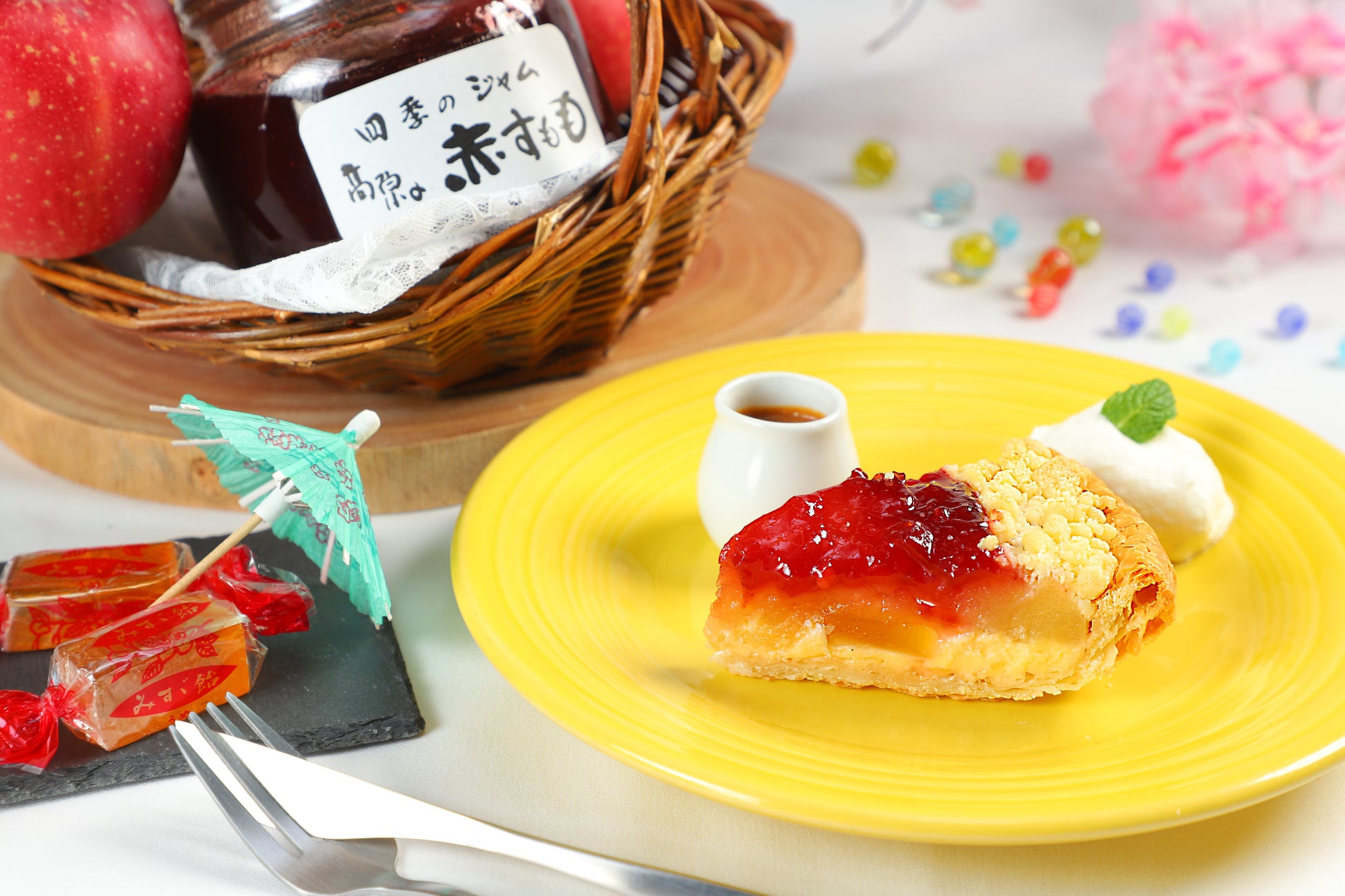 アップルパイ専門店「グラニースミス」、信州の老舗・飯島商店「みすゞ飴」との初コラボメニューを、2026年4月1日（水）より販売！