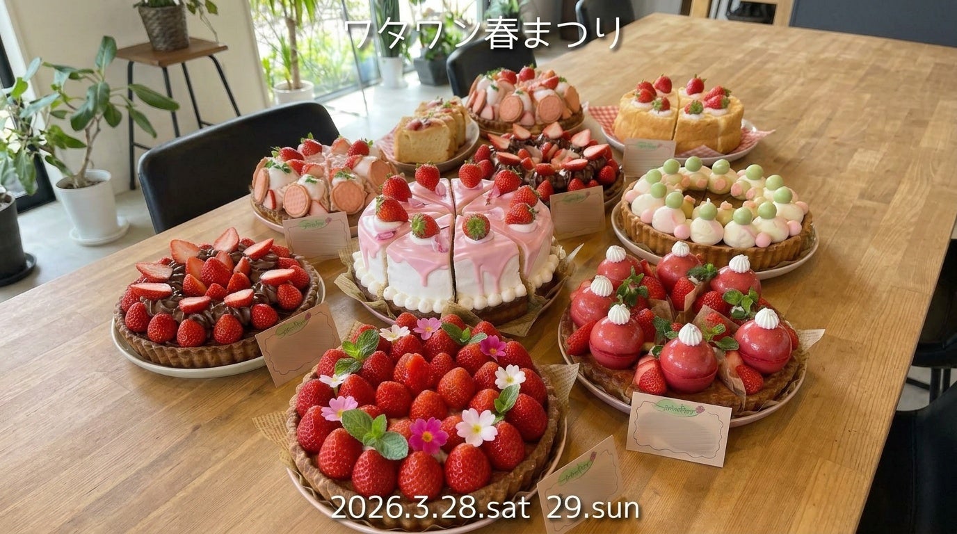 ＼春イベント2026／いちごスイーツ×親子体験ぜんぶ入り！3/28・29 開催【大阪・岸和田】