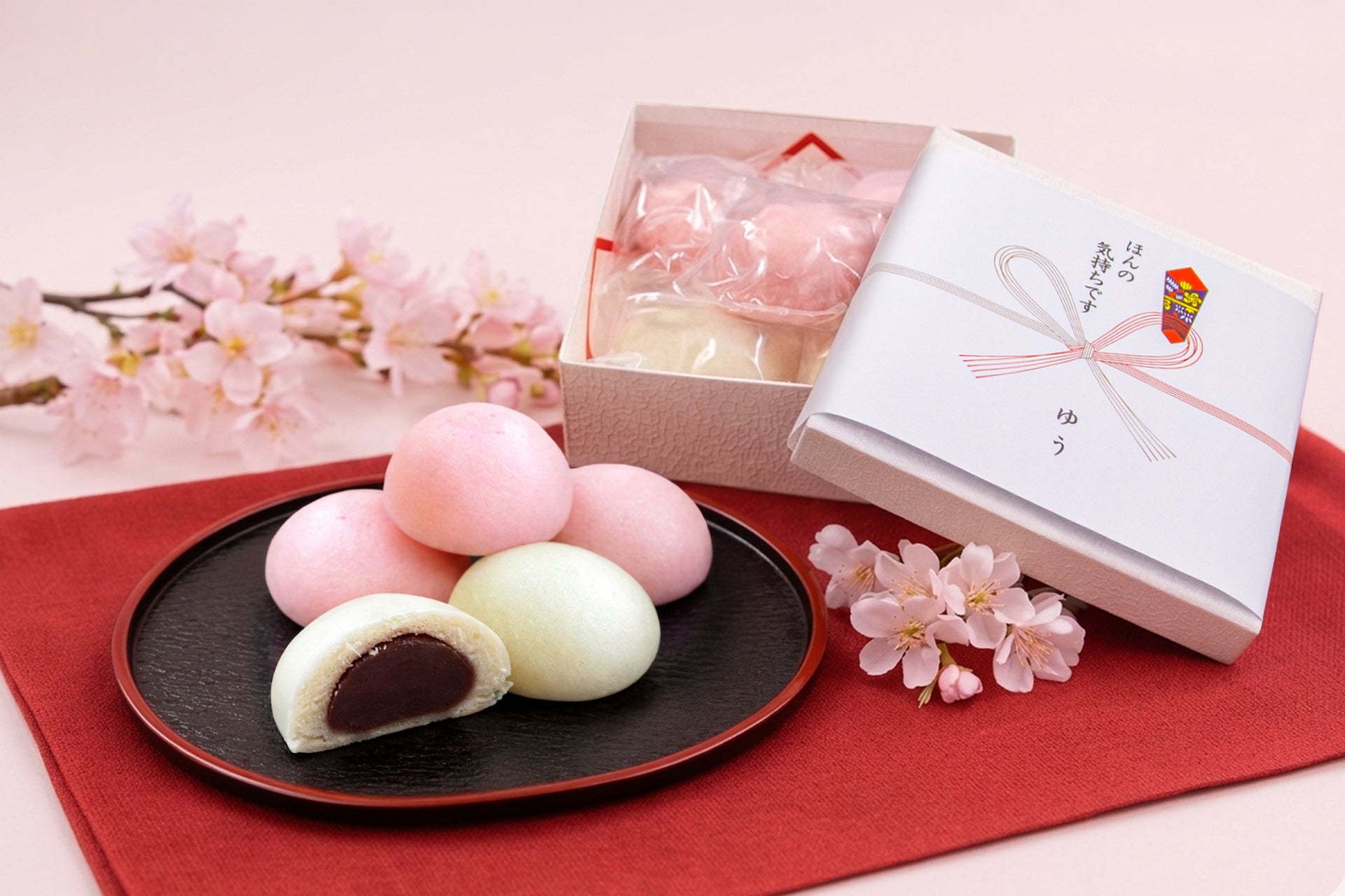 【入学・進級祝い需要に対応】人気祝菓「紅白まんじゅう」に新セット（5個入り）追加