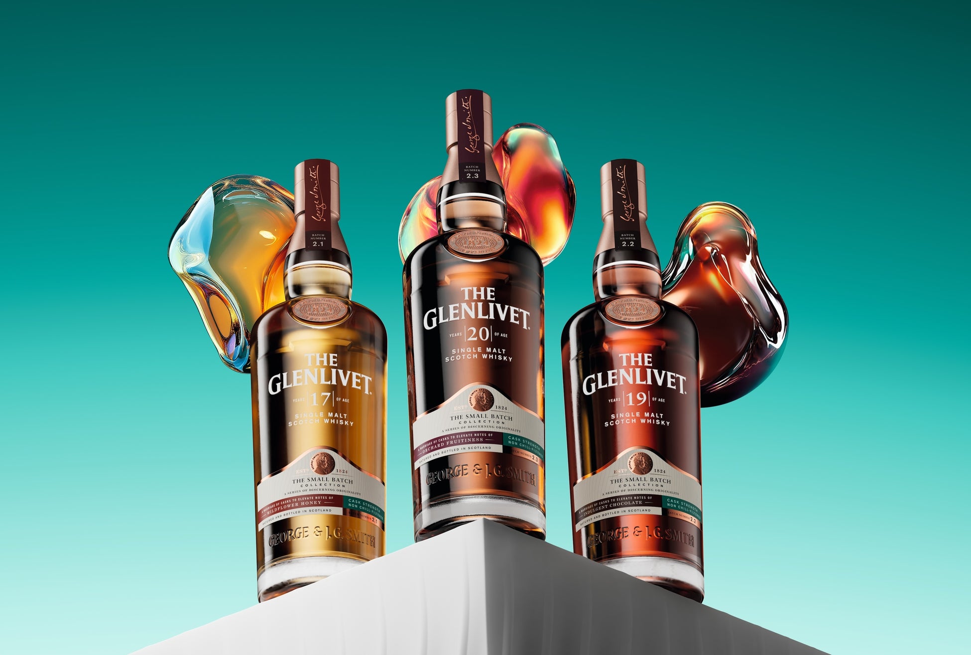 少量生産の貴重なシングルモルトウイスキー「ザ・グレンリベット スモールバッチ コレクション」待望の新作が登場！17年、19年、20年の3商品を2026年4月13日(月)数量限定発売