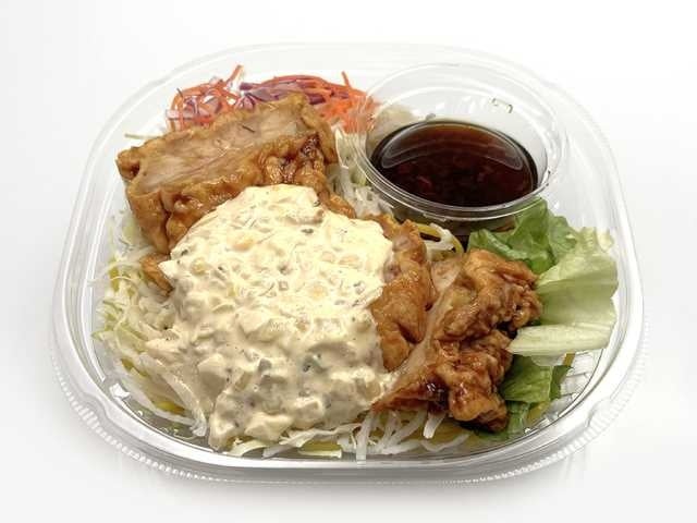 【北海道限定】麺、大盛！ザンギ、2倍以上！食べ応え抜群の「北海道名物 ラーメンサラダ 大盛タレザンギ」が新登場