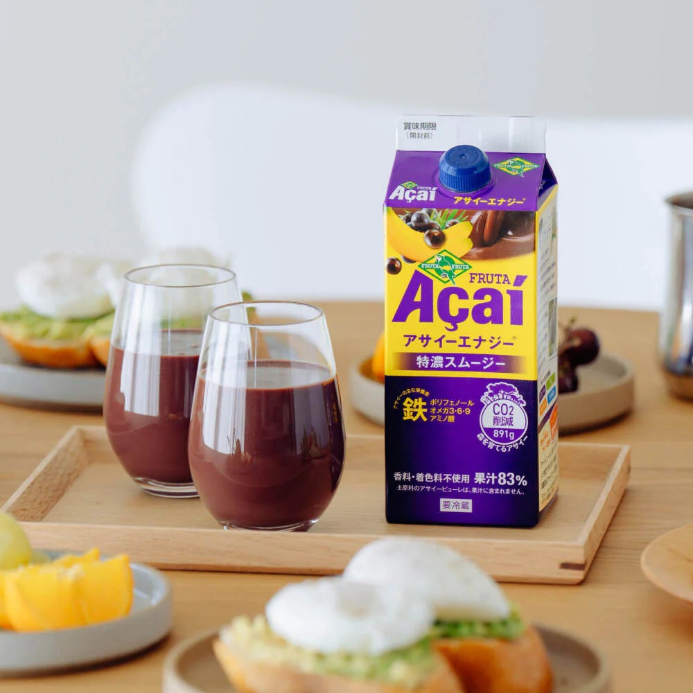 フルッタフルッタ株主優待サイト「アサイー エナジー」他ドリンク商品の販売をスタート