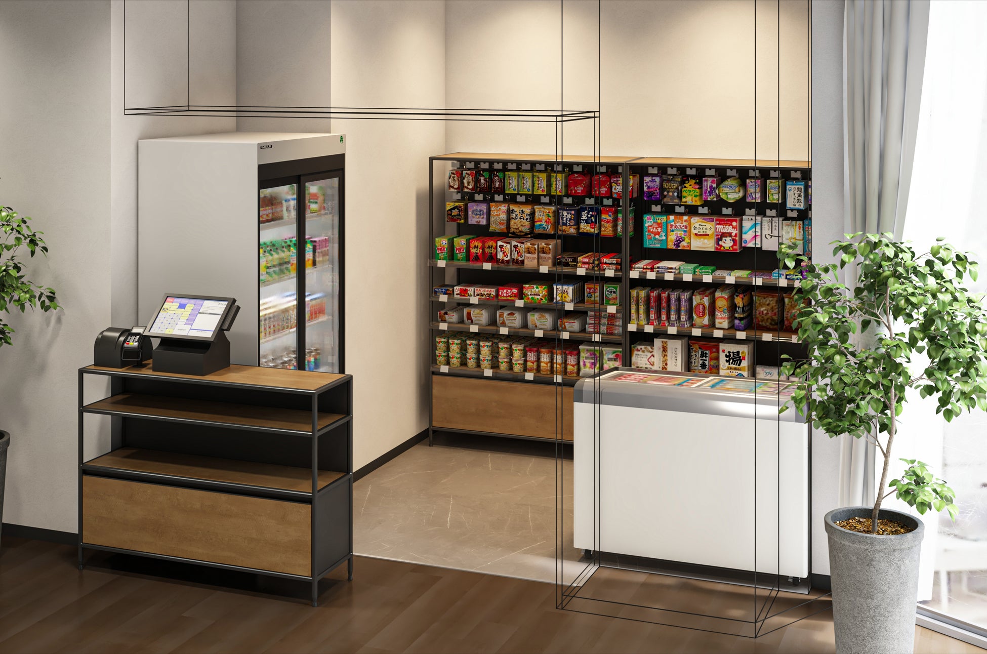 【石川県初出店】大津屋、無人セルフレジ型売店を三谷産業株式会社に3月末オープン