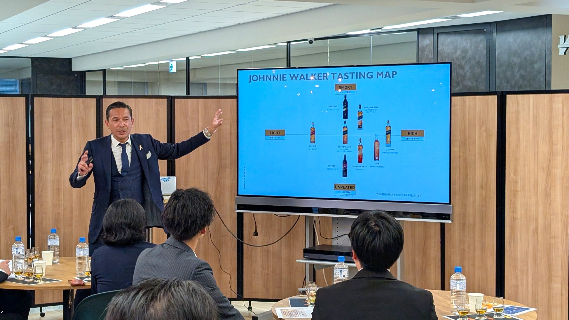 定番から新商品『ジョニーウォーカー ブロンド』まで 創業から歩み続けた歴史と魅力に迫る「ジョニーウォーカー ブランドセミナー」を社内向けに実施