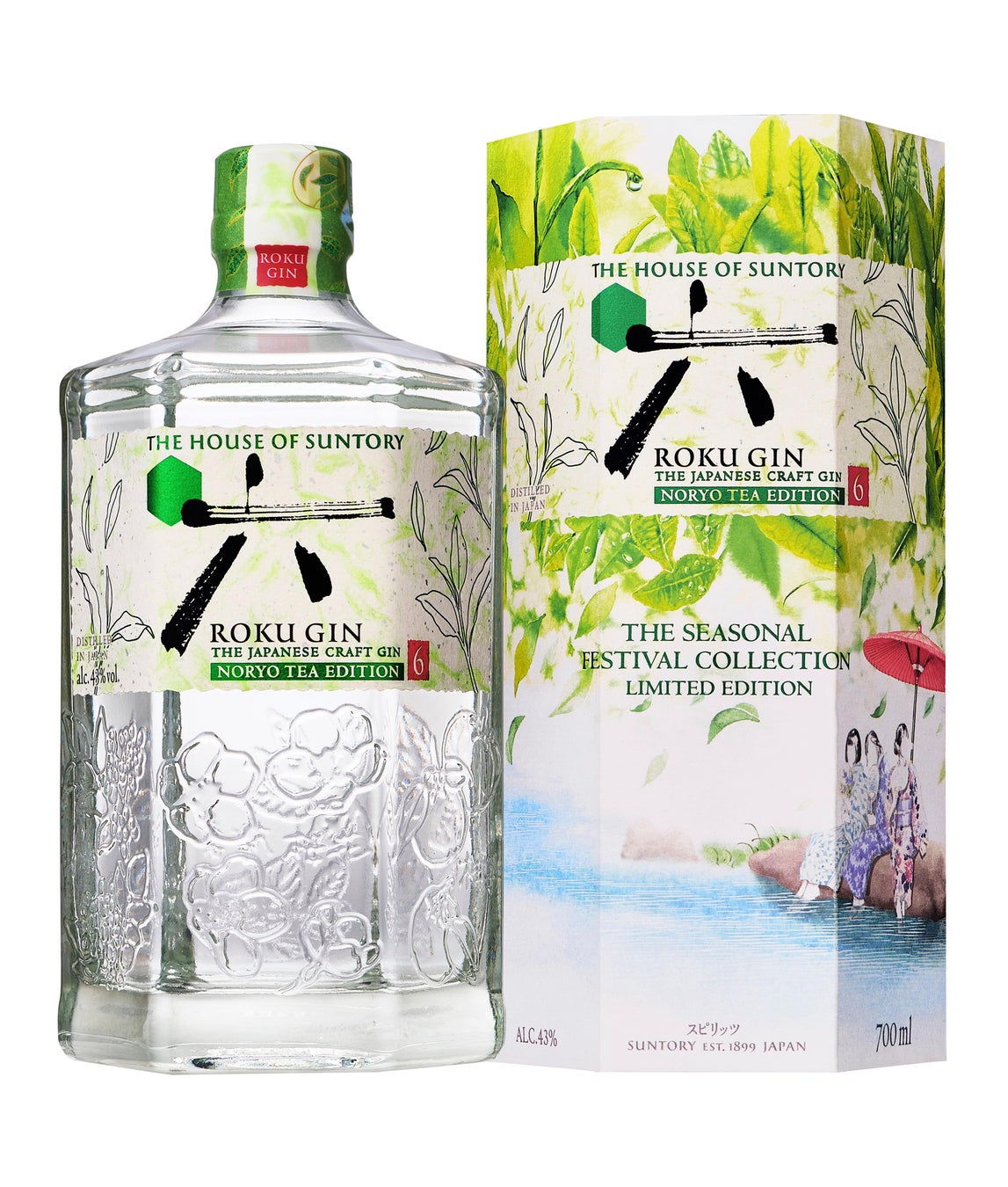 サントリージャパニーズクラフトジン「ＲＯＫＵ〈六〉ＮＯＲＹＯ ＴＥＡ ＥＤＩＴＩＯＮ」数量限定新発売