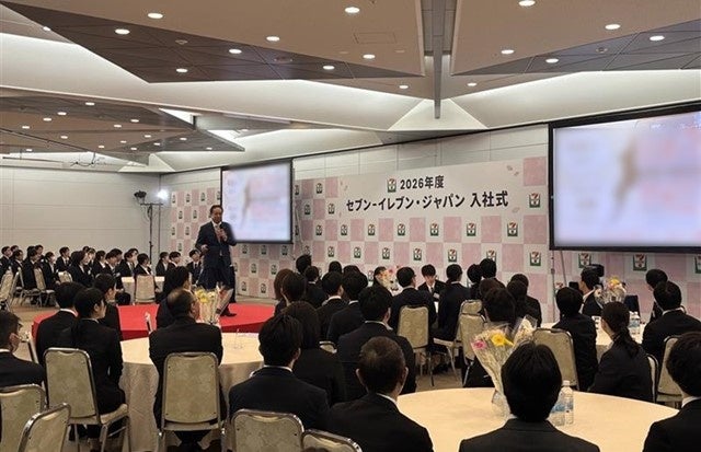セブン‐イレブン・ジャパン、入社式を東京ビッグサイトで初開催2026年度 新入社員109名が入社