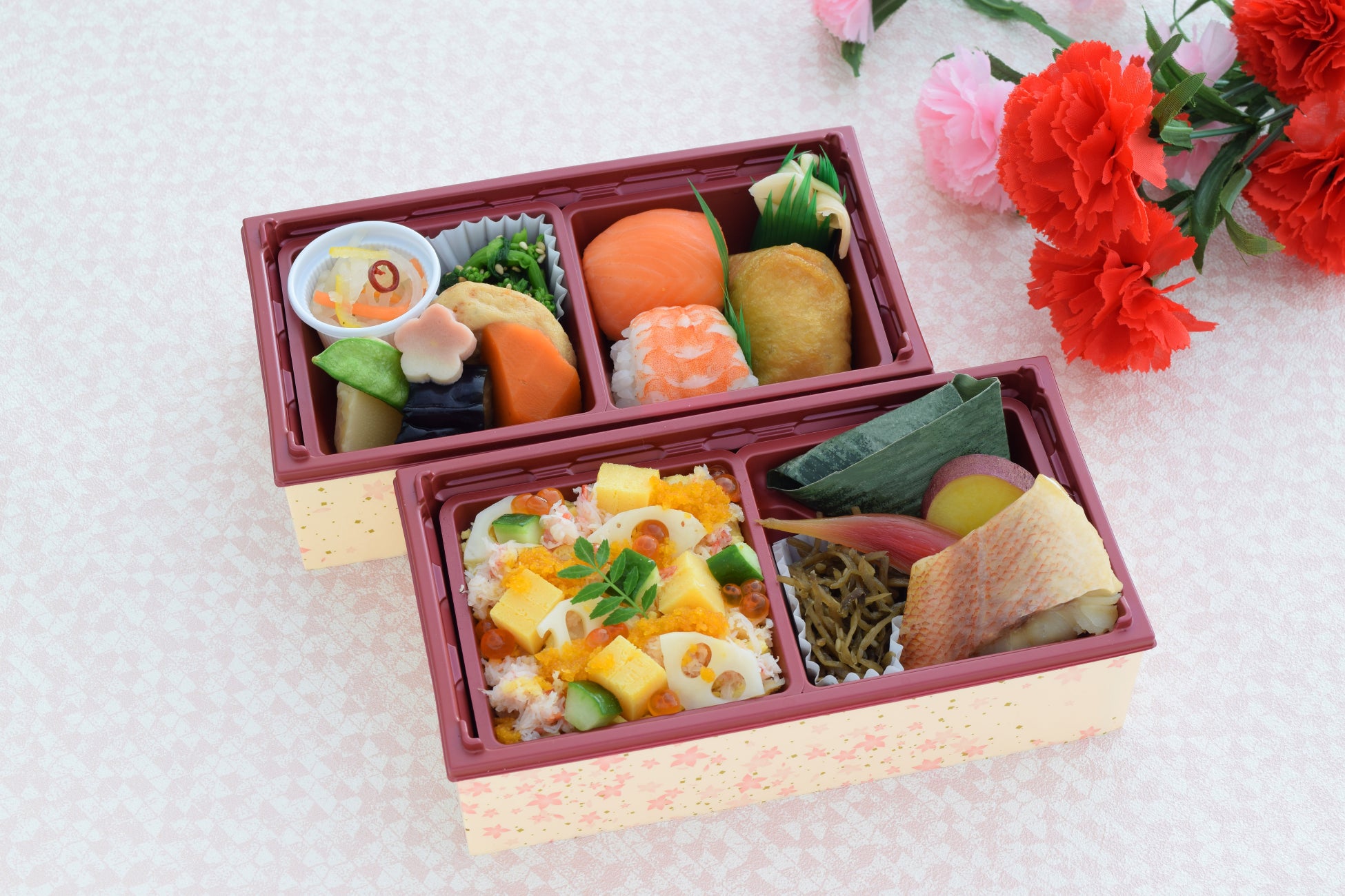 【古市庵】５月10日は母の日。感謝の気持ちを込めて特別な「寿司弁当」を贈りませんか？