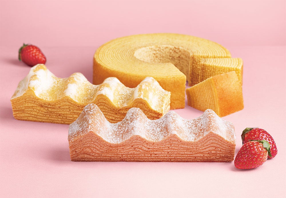 【初登場】バームクーヘン専門店「ねんりん家」が高松オルネに期間限定OPEN！春限定の新作“苺バター”のマウントバームも登場