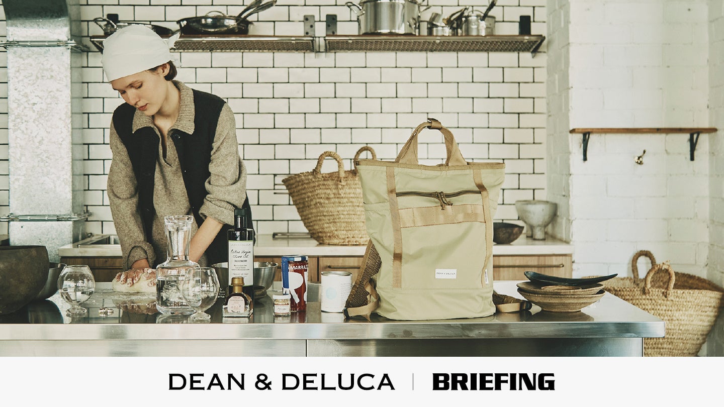 DEAN & DELUCAとBRIEFINGがつくる、機能美と携帯性を備えたバックパック「PACKABLE 2WAY PACK」4月14日（火）よりオンラインストアにて限定発売