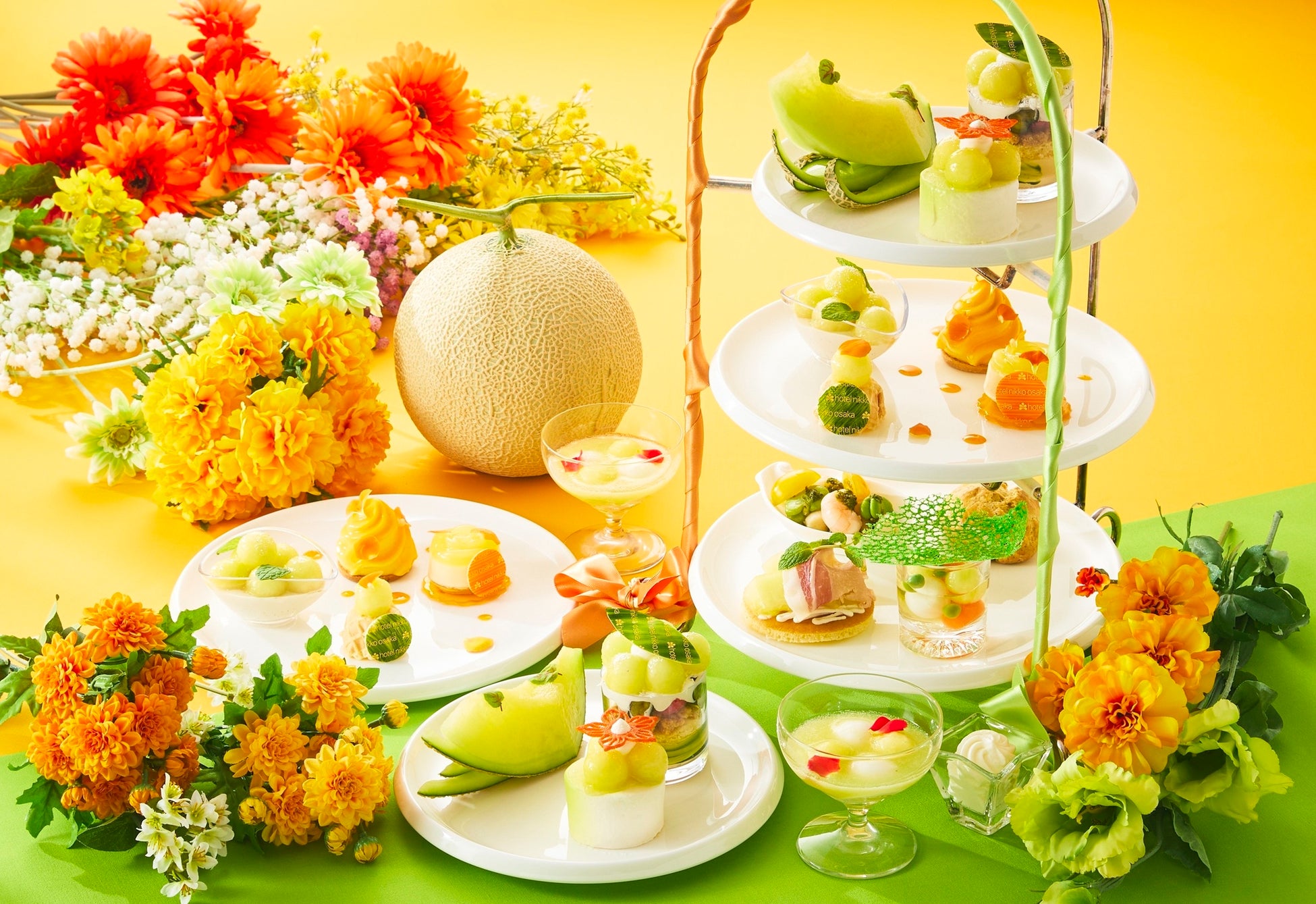 【ホテル日航大阪】「メロンアフタヌーンティーセット」を5月1日より提供