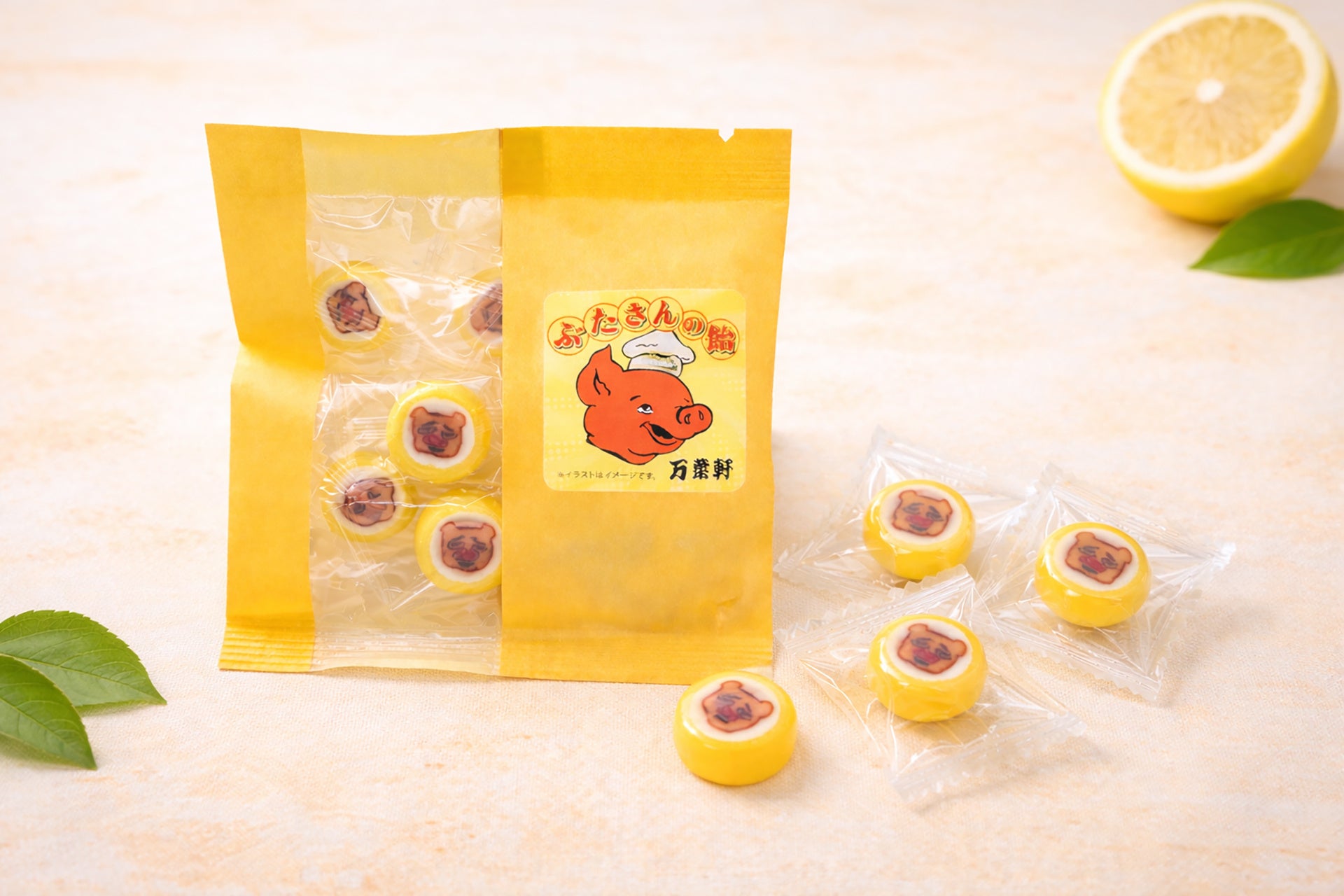 マンヨーケン（万葉軒）人気駅弁「トンかつ弁当」のあの“ぶたさん”が飴になって登場！