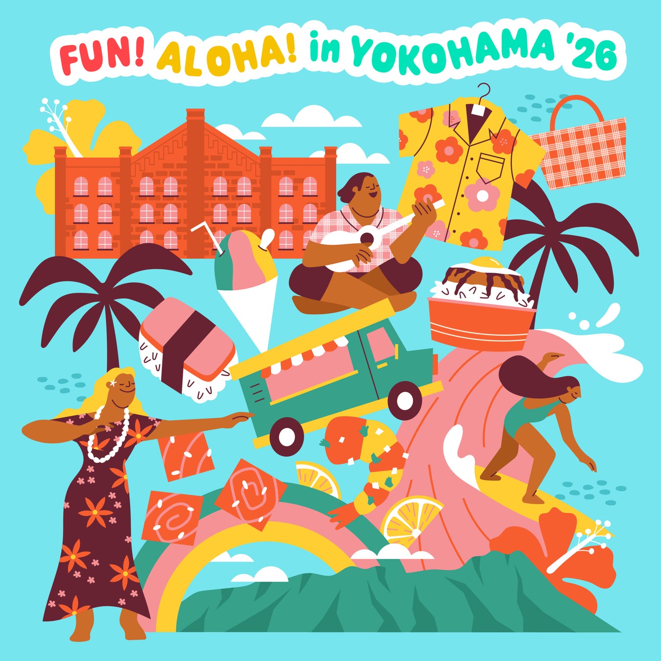 アパレル、雑貨、グルメ…人気店舗が集結！「FUN! ALOHA! 2026 in YOKOHAMA」第一弾店舗発表！