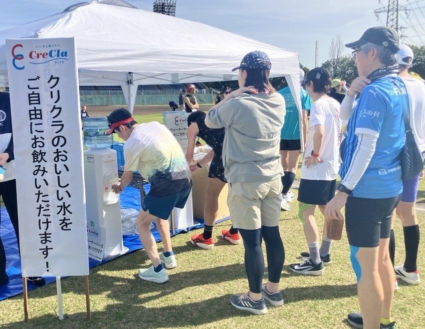 宅配水「クリクラ」 本庄こだま千本桜マラソン大会に協賛