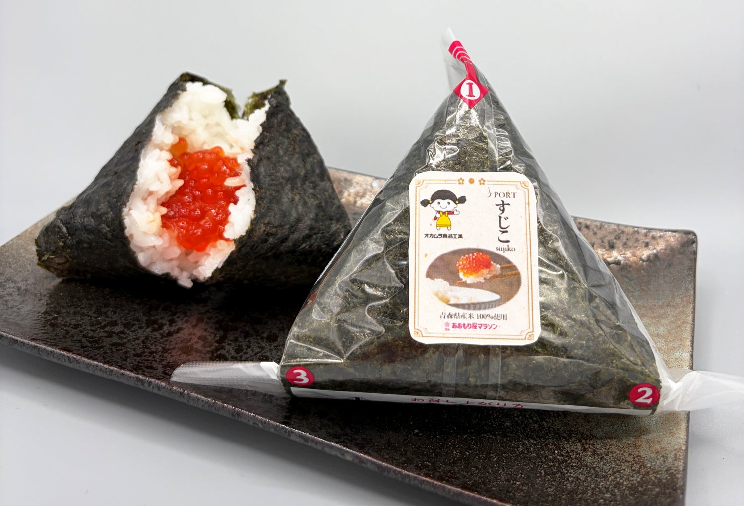 北海道・東北地方のソウルフード『筋子』のおにぎりを2026あおもり桜マラソンで今年も提供！