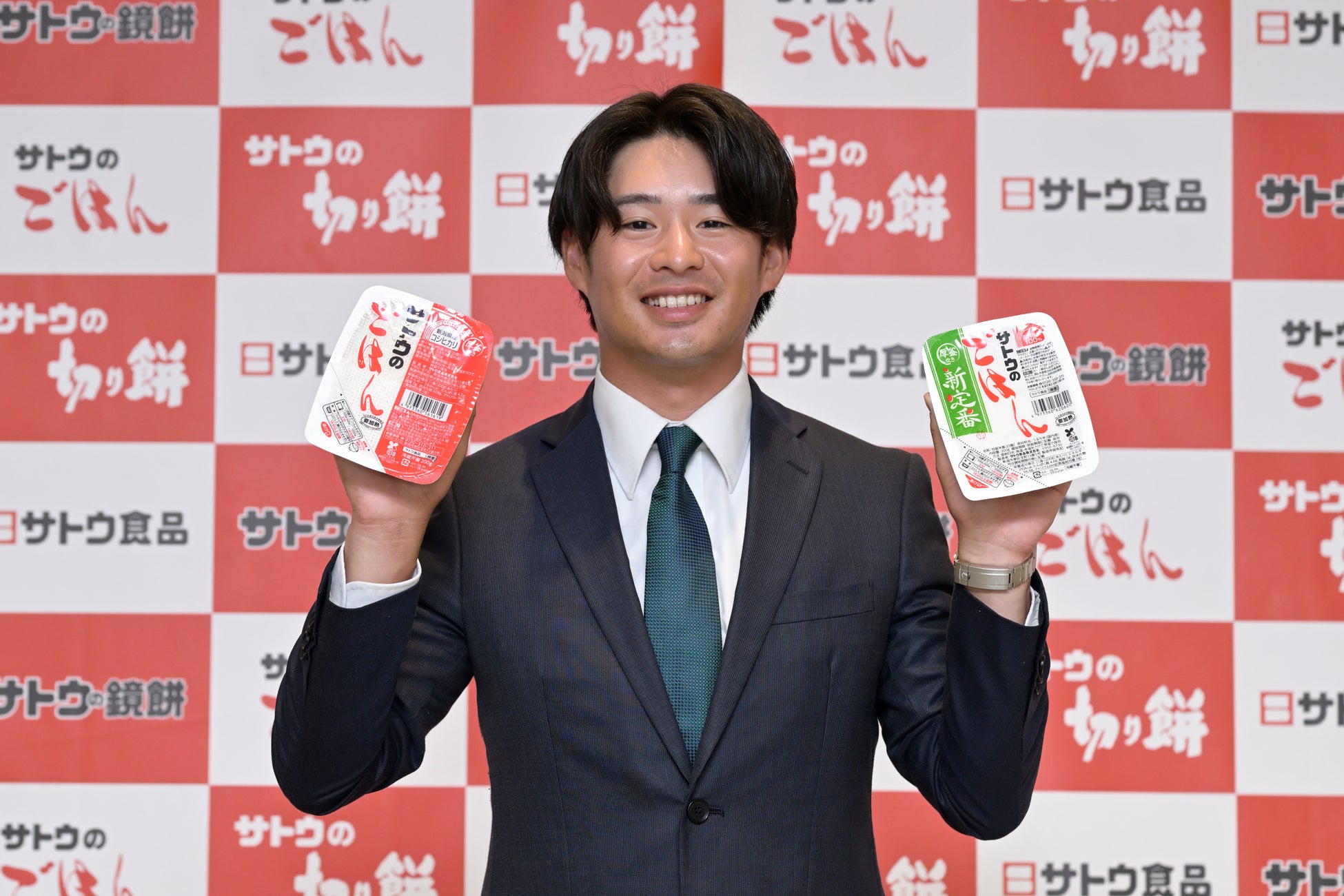 片岡尚之選手 日本一から世界へ ～優勝記念「サトウのごはん10年分」贈呈式を実施～