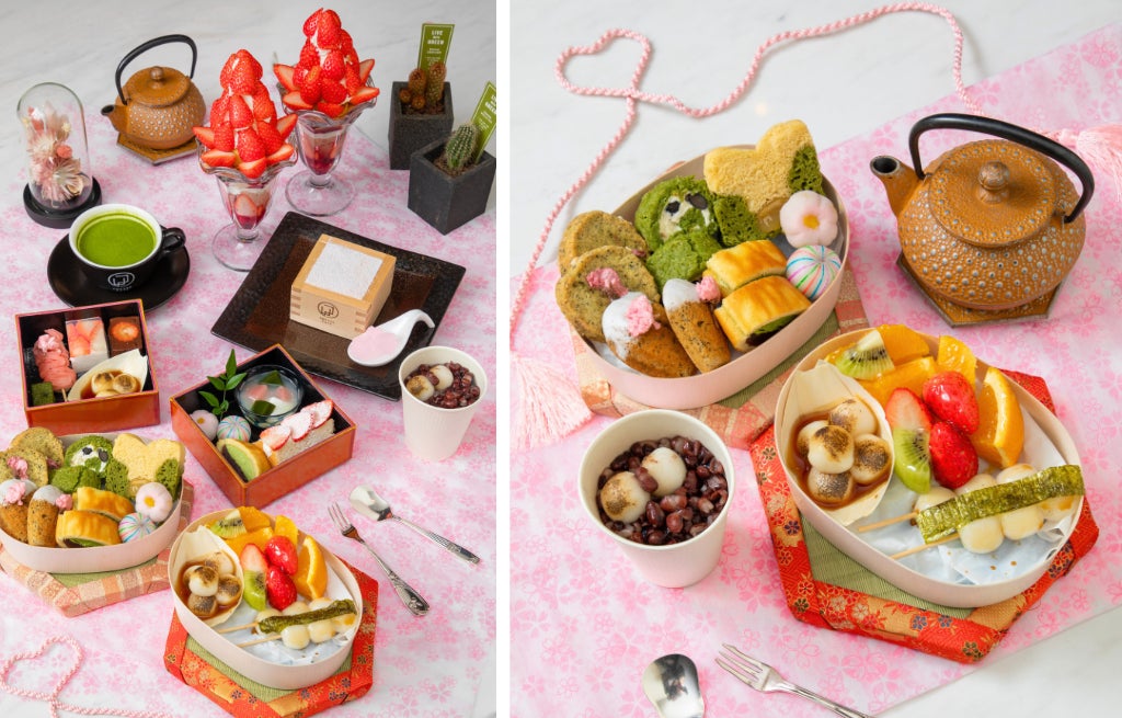 春の和スイーツを楽しむ限定メニューが登場｜桜×苺のアフタヌーンティーやお花見スイーツを「UNPASS CAFE」で提供