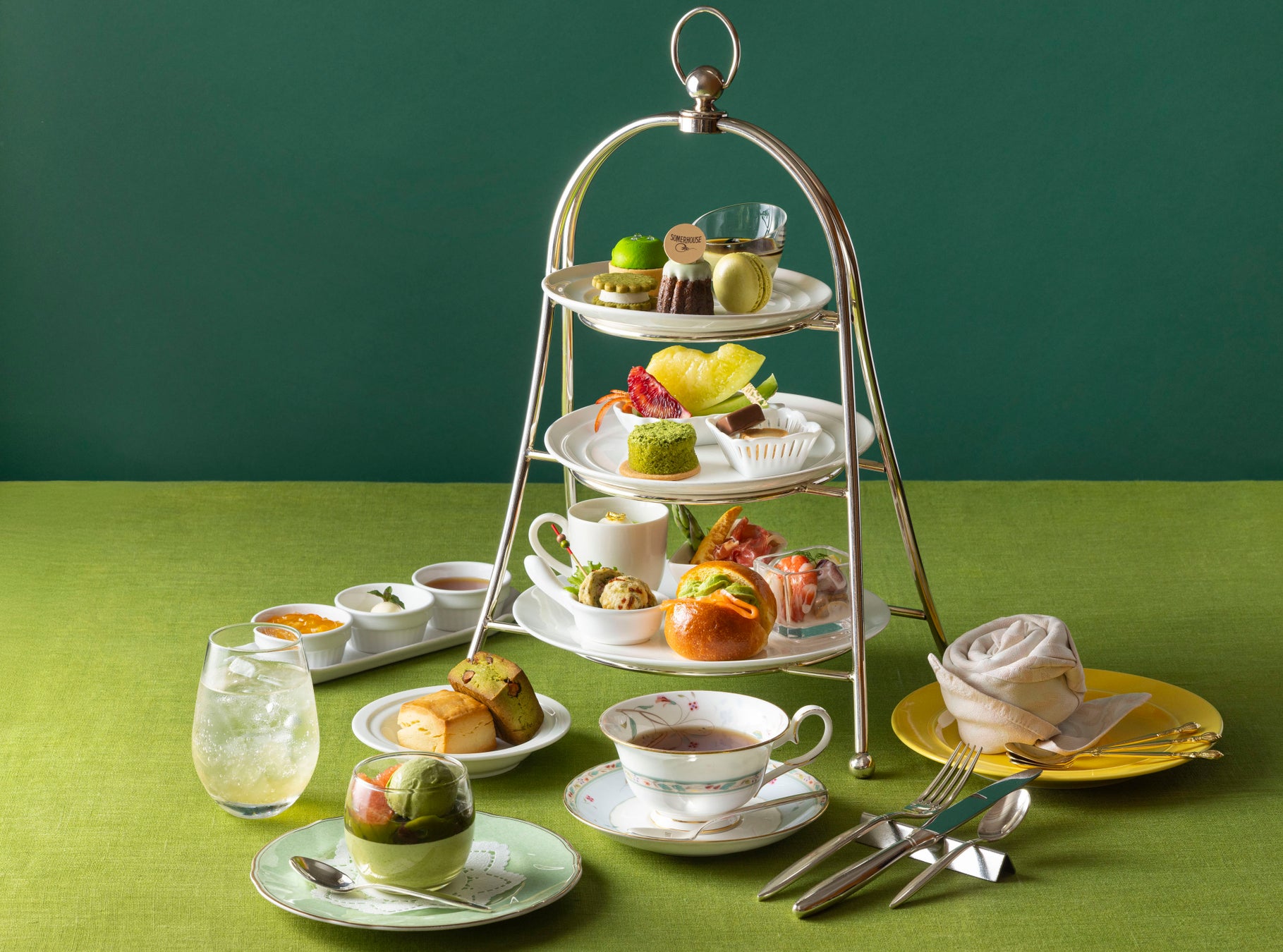 みなとみらいのホテルで新緑の絶景と楽しむ。「足柄抹茶」をふんだんに使用した贅沢な抹茶アフタヌーンティーを期間限定販売！