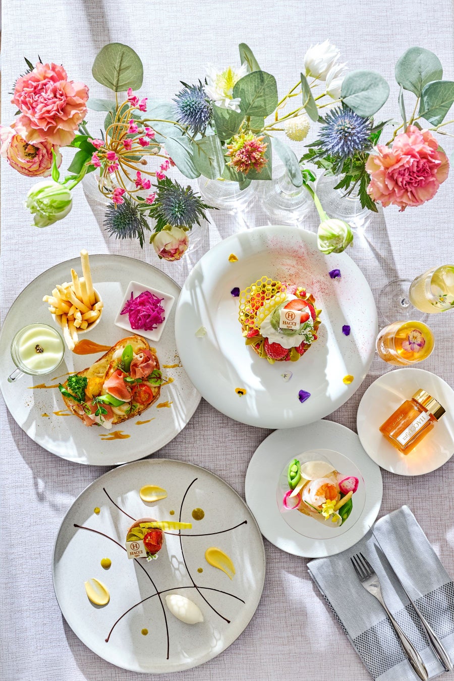 【開業25周年】横浜 アートグレイス ポートサイドヴィラ×はちみつビューティーブランド「HACCI」が贈るコラボレーションメニューが登場！「HONEY Spring Collection」