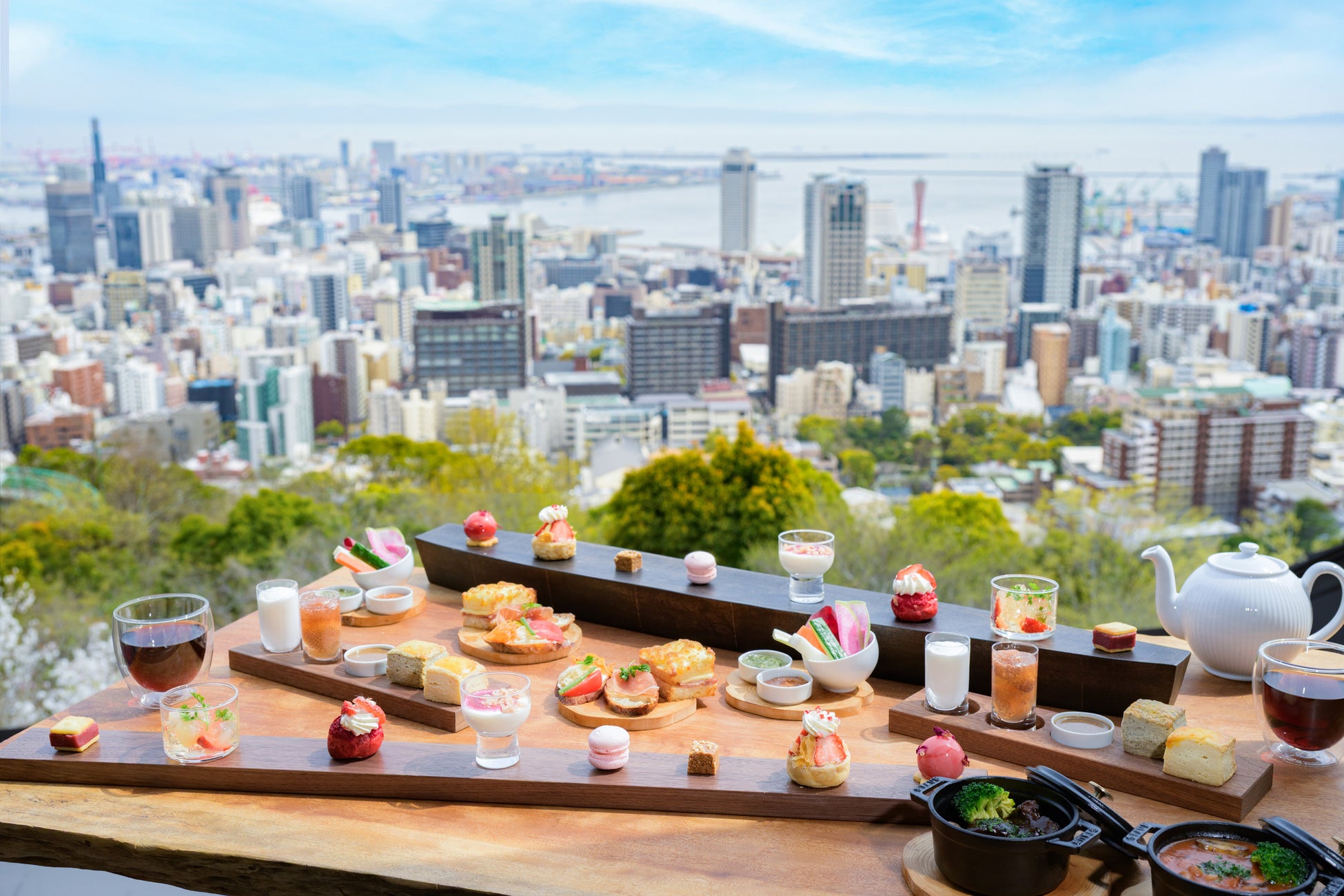 「神戸北野テラス」景色と記憶を楽しむ新提案【天空のアフタヌーンティー】2026年4月17日（金）より開始