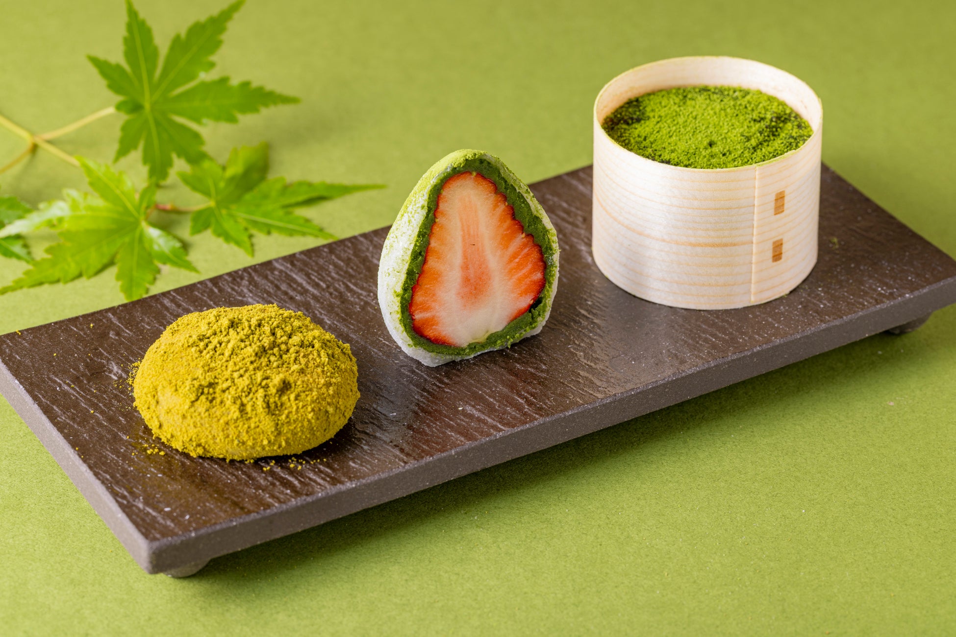 フルーツ大福弁才天、高級抹茶を使用した新商品3種を発売