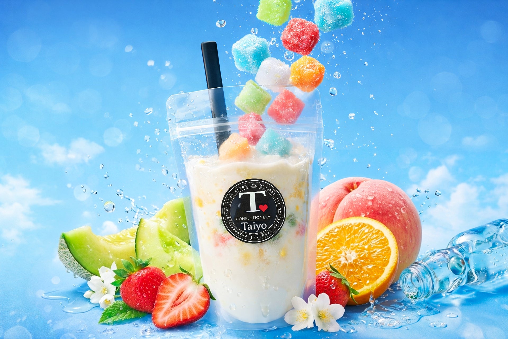 【4/24新発売】もみもみして味わう新感覚！5つの果実ゼリー×乳脂肪42％“特濃すぎる”バニラシェイク「カラフルジュエルシェイク」