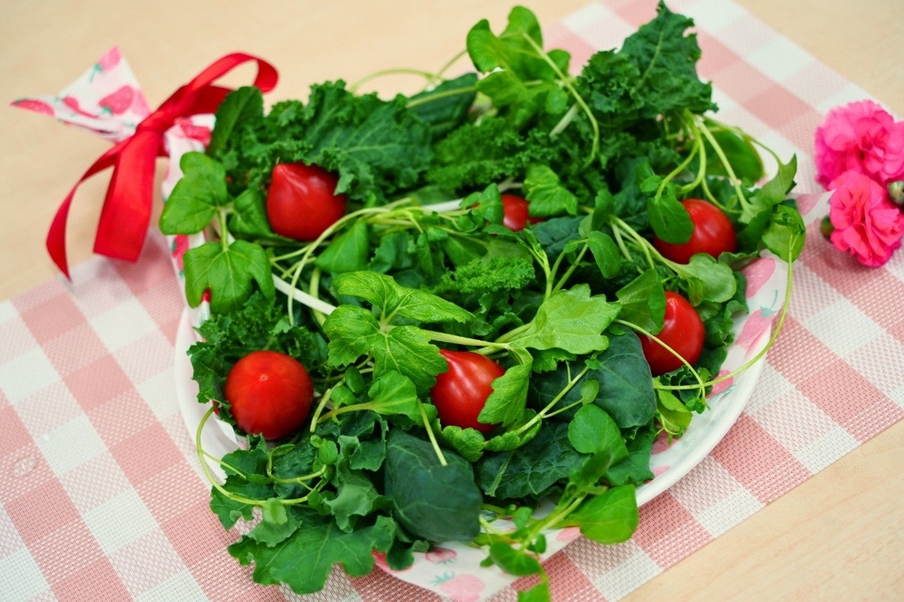 【母の日限定】きらきらベジ ケールを使用した“食べられるサラダブーケ”発売