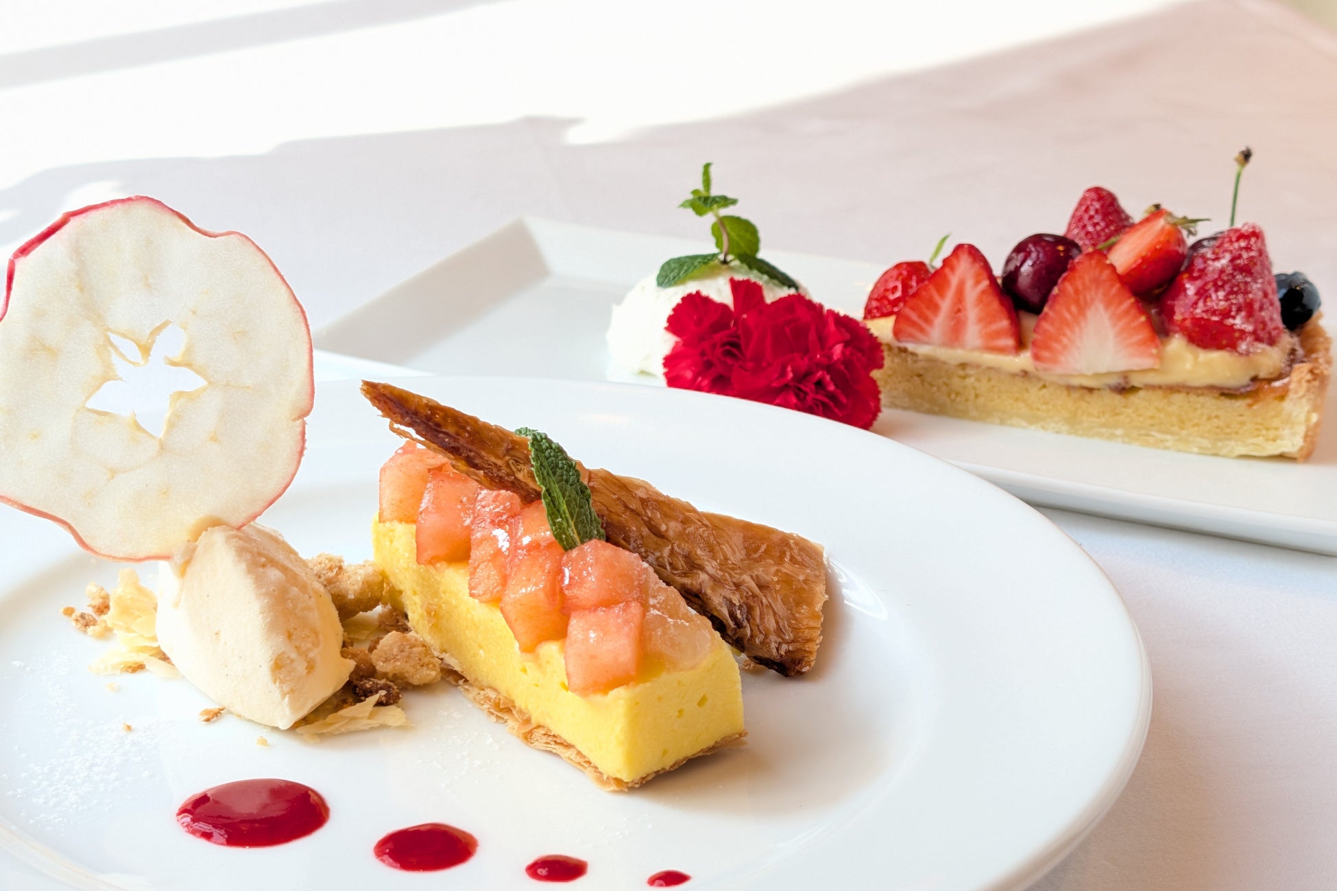 NYの名門ステーキハウス「ベンジャミン ステーキハウス」の関西二店舗にて、母の日に贈る特別デザートが2日間限定で登場