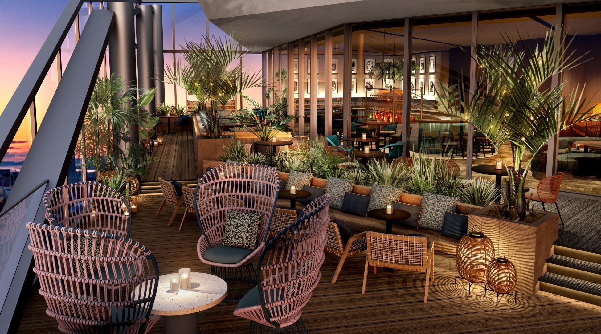 2026年6月開業の『ザ・ゲートホテル大阪 by HULIC』最上階ルーフトップバー＆ラウンジ「PEAKS」を発表