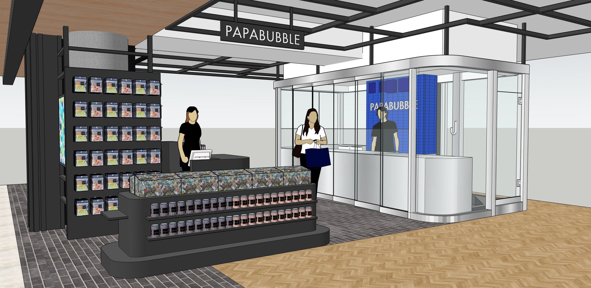 ガラス張りキッチンでライブ感あふれる店舗に　お得な“オープン記念限定セット”やプレゼントも登場　PAPABUBBLE横浜髙島屋店　4月24日リニューアルオープン