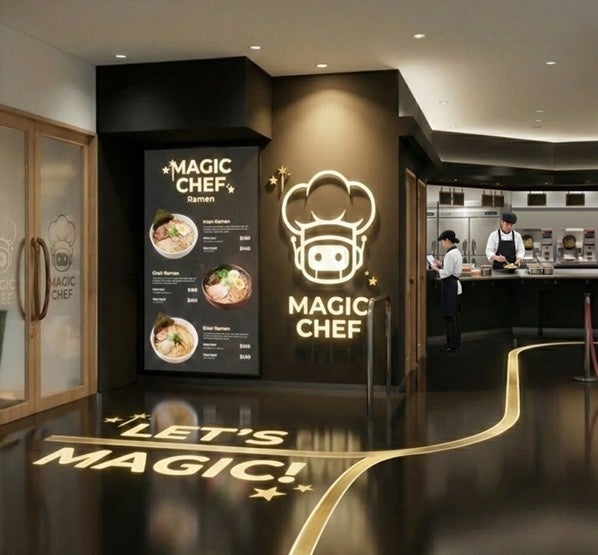 戦略的パートナーシップ合意による調理ロボ実装食堂「MAGIC CHEF」をオープン