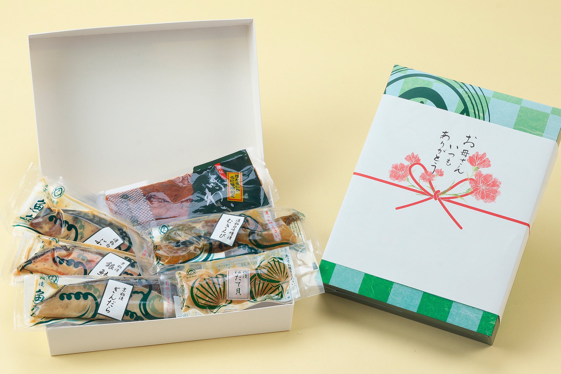 【京粕漬 魚久】母の日（5月10日）に向けて限定詰合せを発売　毎年魚種が変わる母の日セットに加え、気軽に贈れるプチギフトが今年初登場