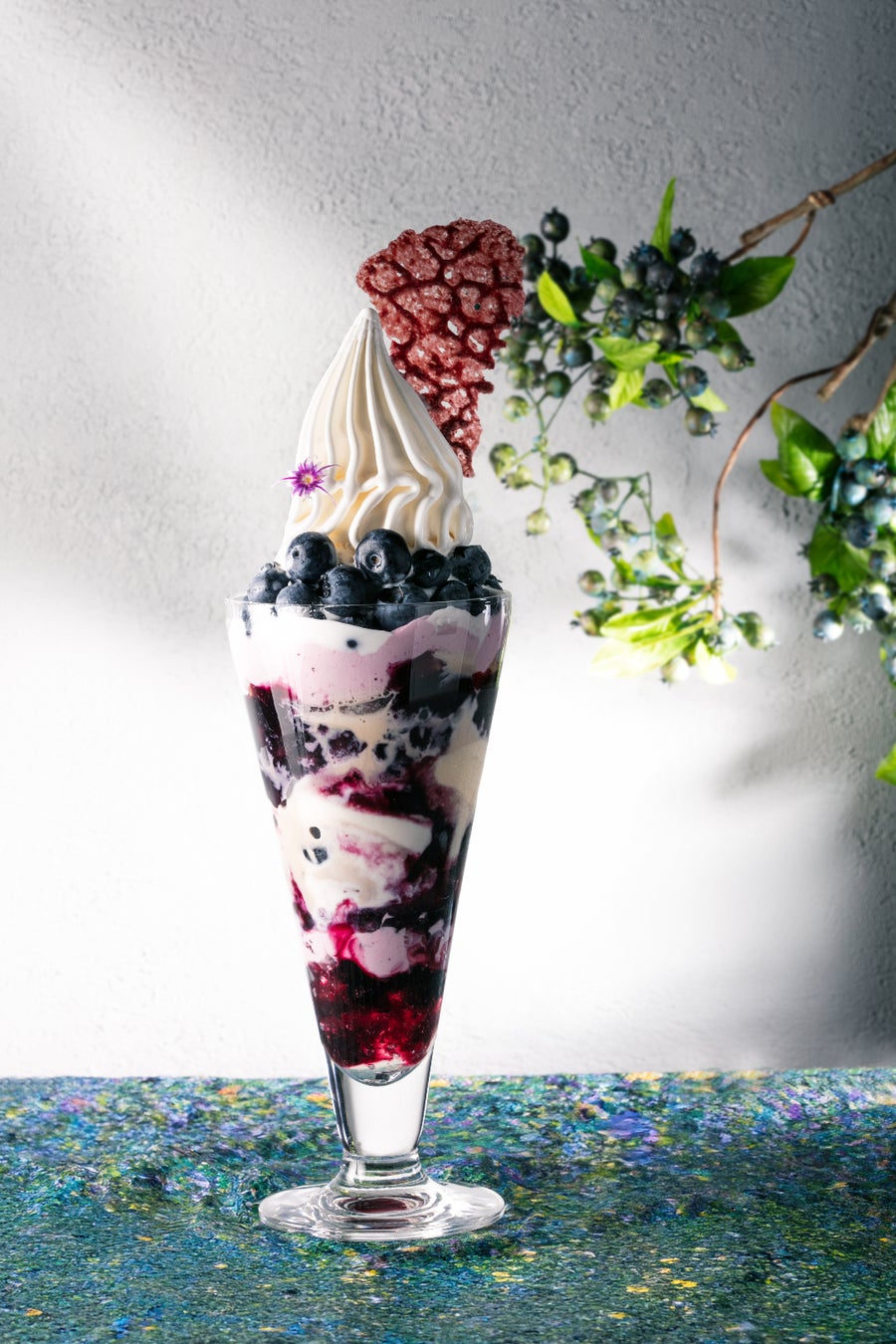 【ニッコースタイル名古屋】国産ブルーベリーとラベンダーのパフェ『Purple Sapphire』を5月11日より提供