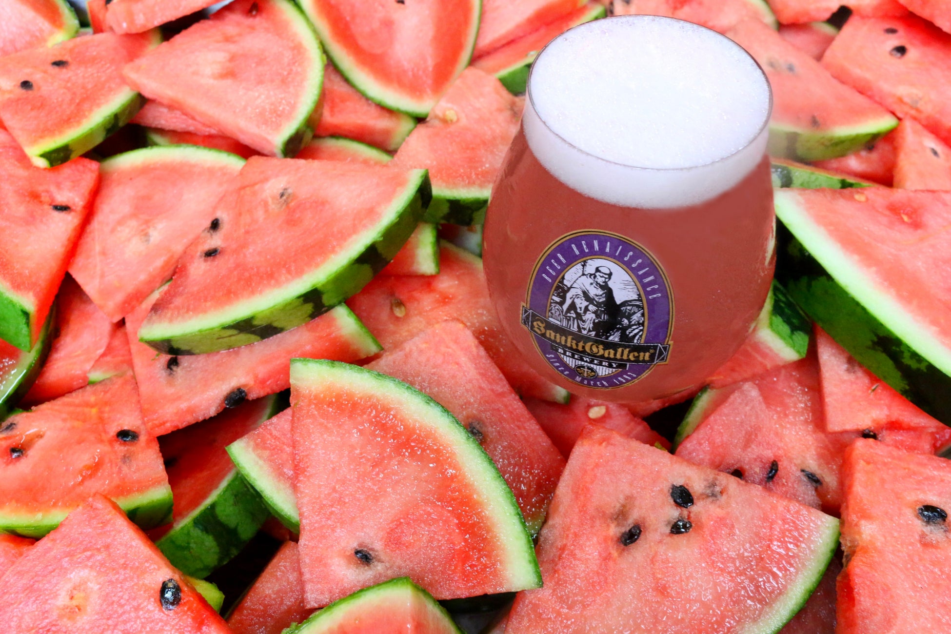 サンクトガーレン、みずみずしいスイカの甘さが弾ける「すいかウィート」4月24日発売。直営店、GWイベントにて樽生限定