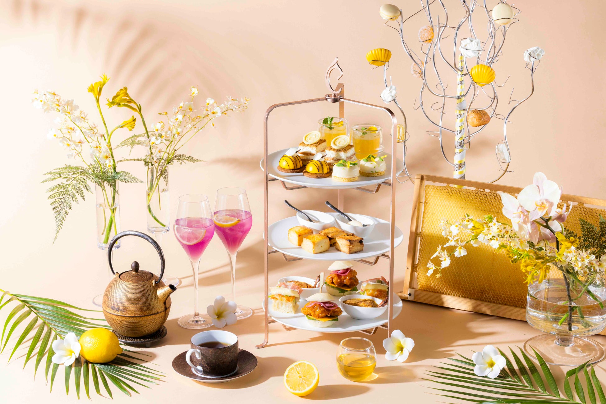 大阪産はちみつ×南国の香りに癒される「トロピカルハニーアフタヌーンティー」を5月1日より開催