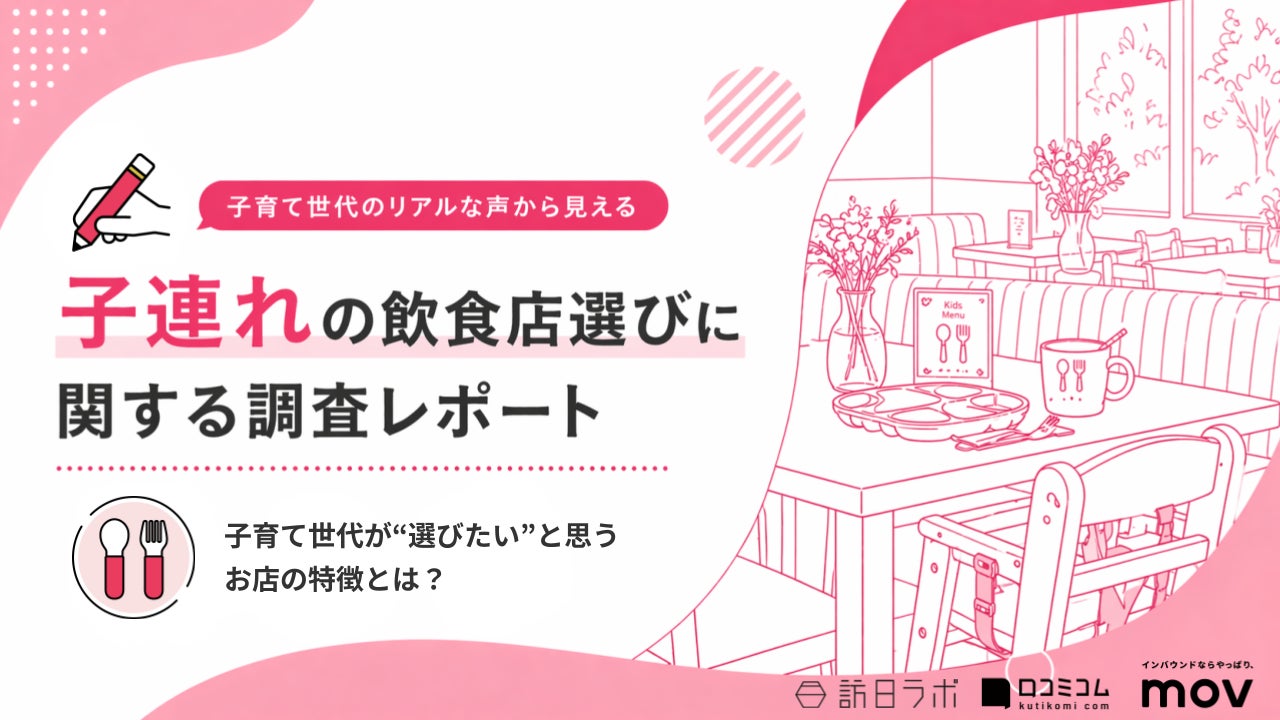 【最新調査】子連れ外食、口コミの無い店は約8割が選ばない！独自調査を公開