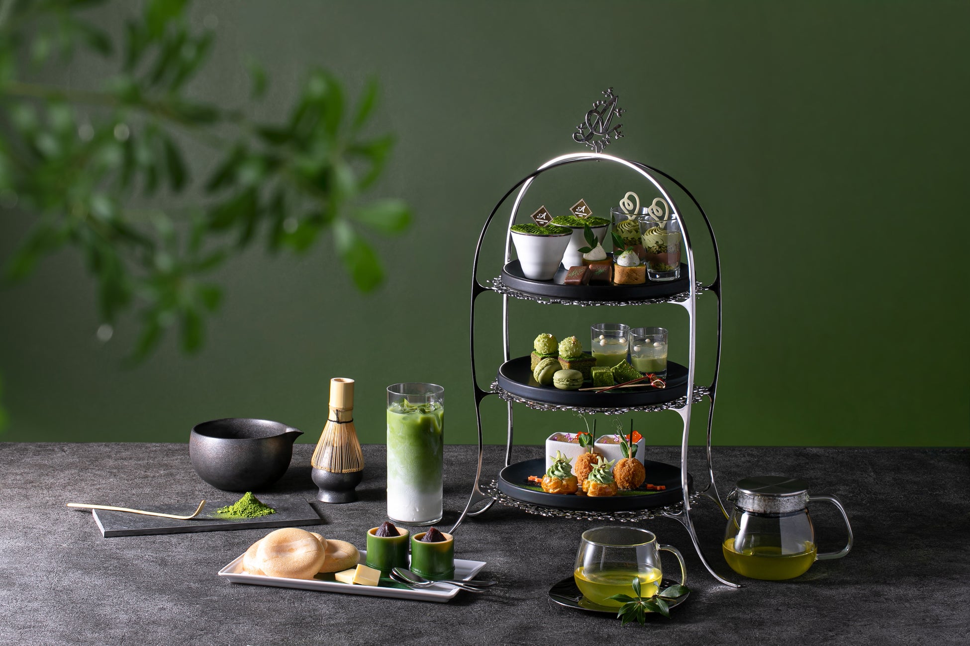濃厚な抹茶を堪能する『THE 抹茶 Afternoon Tea』 「アニヴェルセルカフェ 表参道」にて5月13日(水)から開催