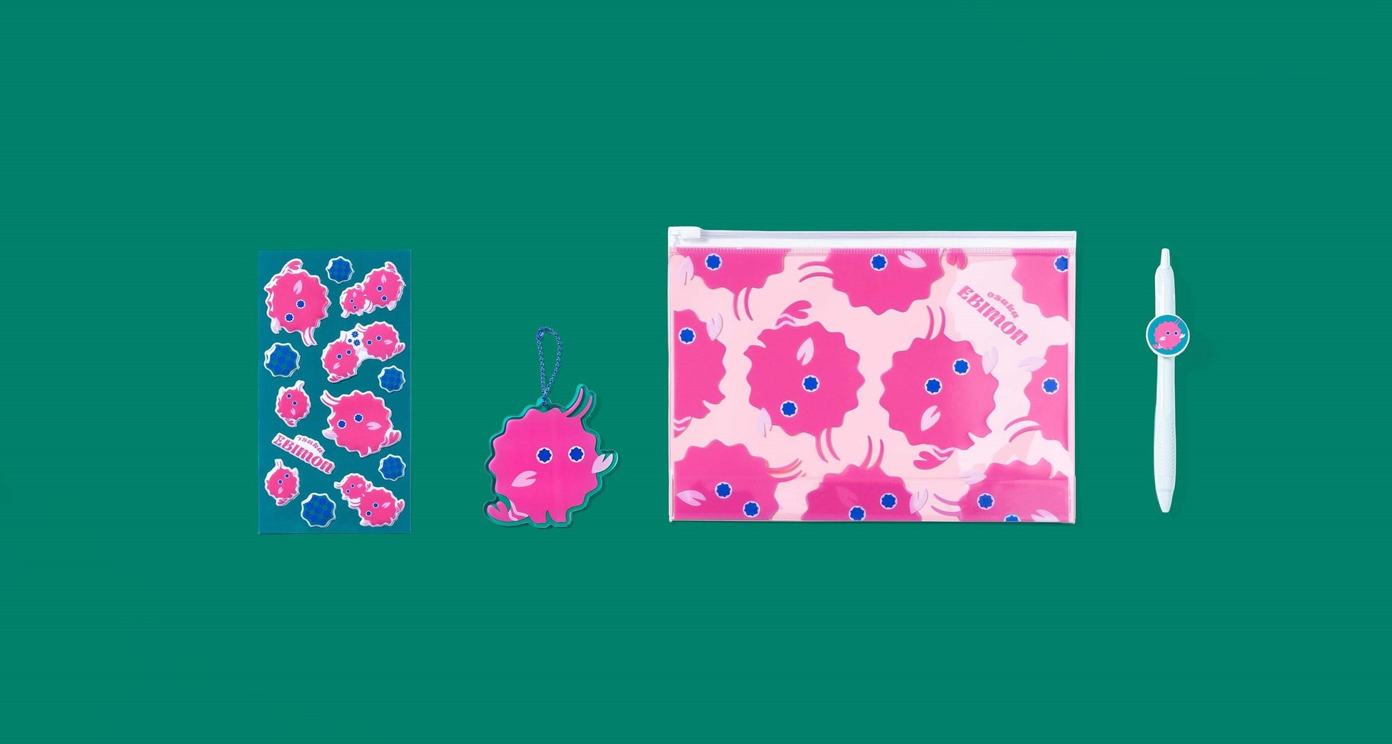 大人気〈OSAKA EBIMON（オオサカ エビモン）〉のキュートなグッズ登場！