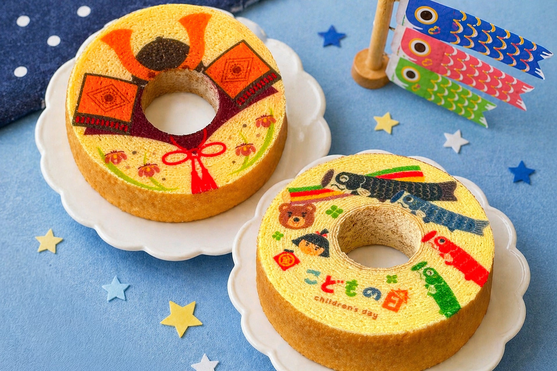 【こどもの日限定】開けてびっくり！“鯉のぼり＆兜”が現れるグルテンフリーバウム、5/1登場！